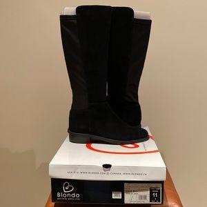 Blonde Ellie waterproof knee high boots